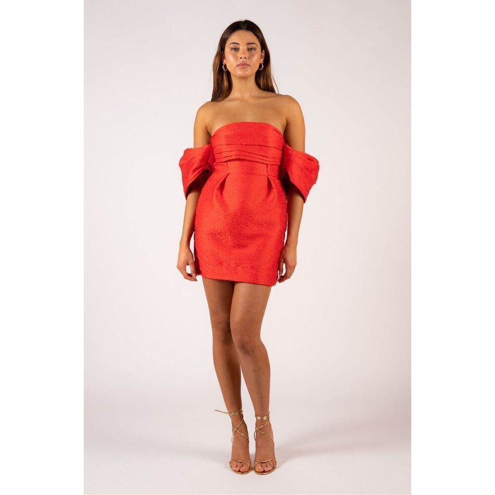 ✨AURETA STUDIO Nashira Mini Red Sz Small Dress✨